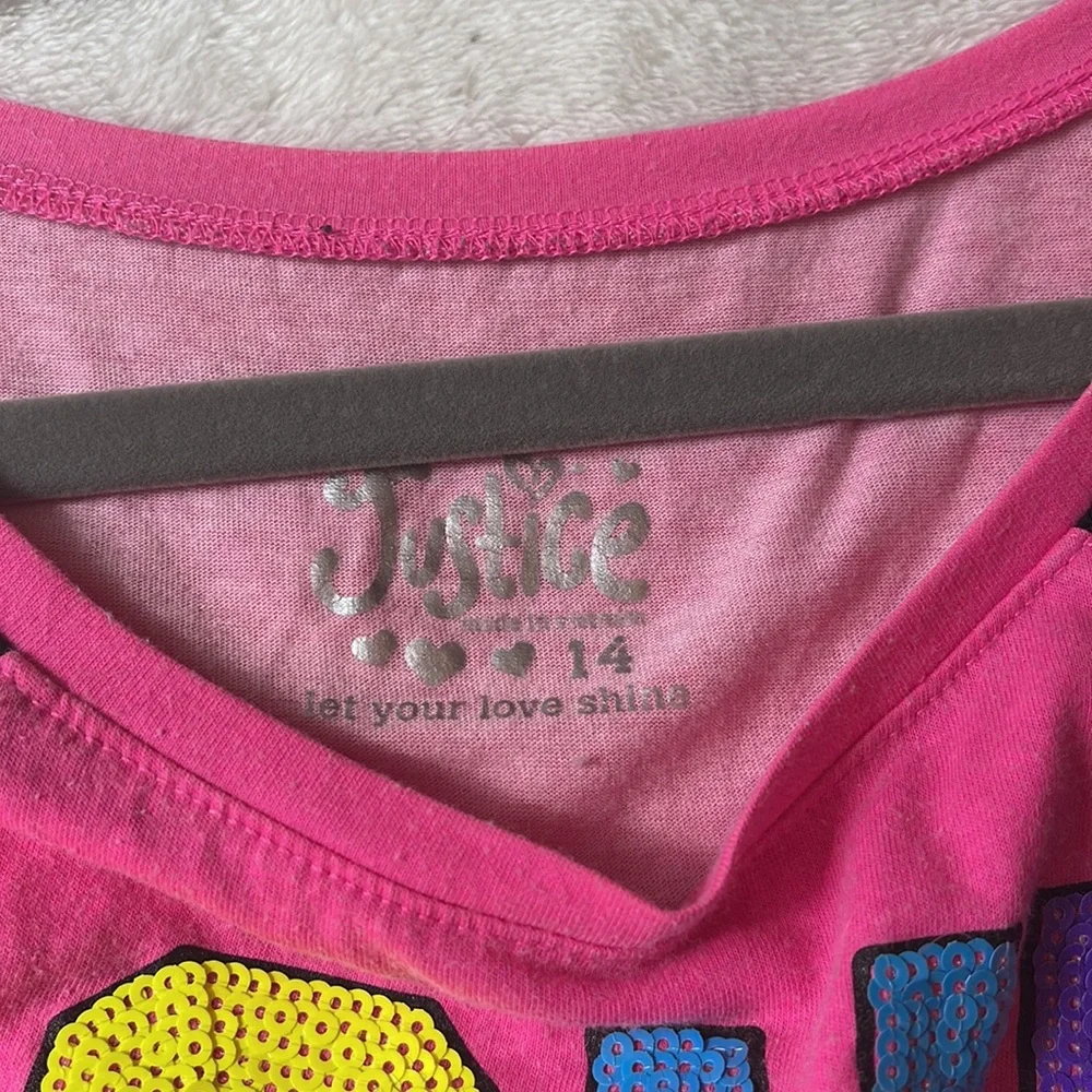 💖 Justice Love Graphic Shirt